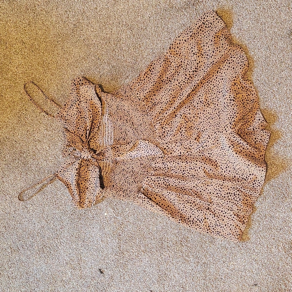 Cheetah Romper